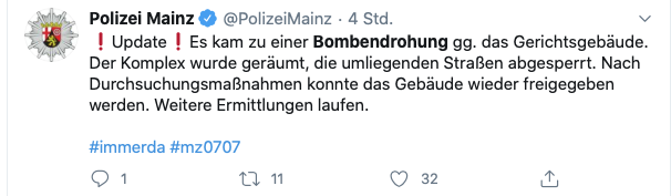 Welle von Bombendrohungen geht weiter | KOMMUNAL